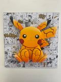 Pikachu scultura da parete